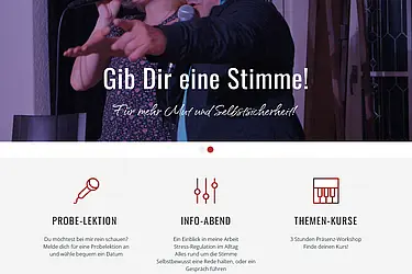 TYPO3-Seite einer Schweizer Gesangsschule TYPO3-Seite einer Schweizer Gesangsschule