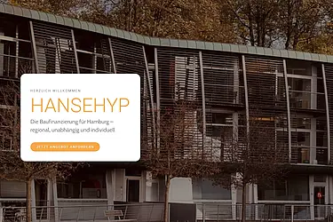 Wordpress-Seite eines Hamburger Vermittlers von Baufinanzierungen WordPress Wartung